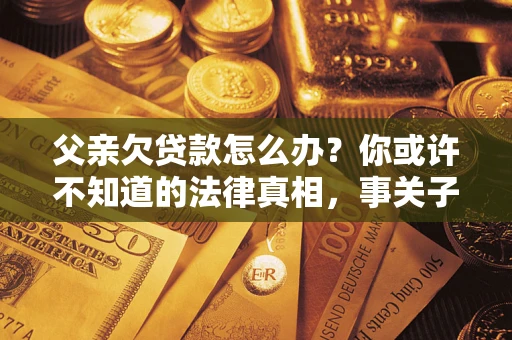 济南父亲欠贷款怎么办？你或许不知道的法律真相，事关子女未来