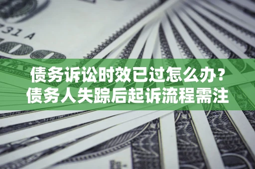 济南债务诉讼时效已过怎么办？债务人失踪后起诉流程需注意什么？