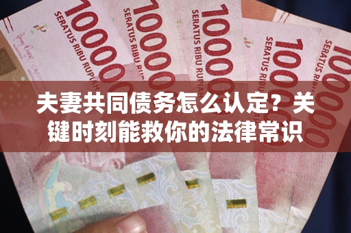 济南夫妻共同债务怎么认定？关键时刻能救你的法律常识